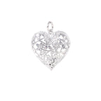 WILDCHOK Heart Pendant PU Collar, Leash Set with Hollow Heart Charm