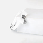 WILDCHOK White PU Leather Choker, Adjustable Collar with White Bow & Bell