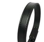 WILDCHOK Black Leather Choker | Metal Turn Lock