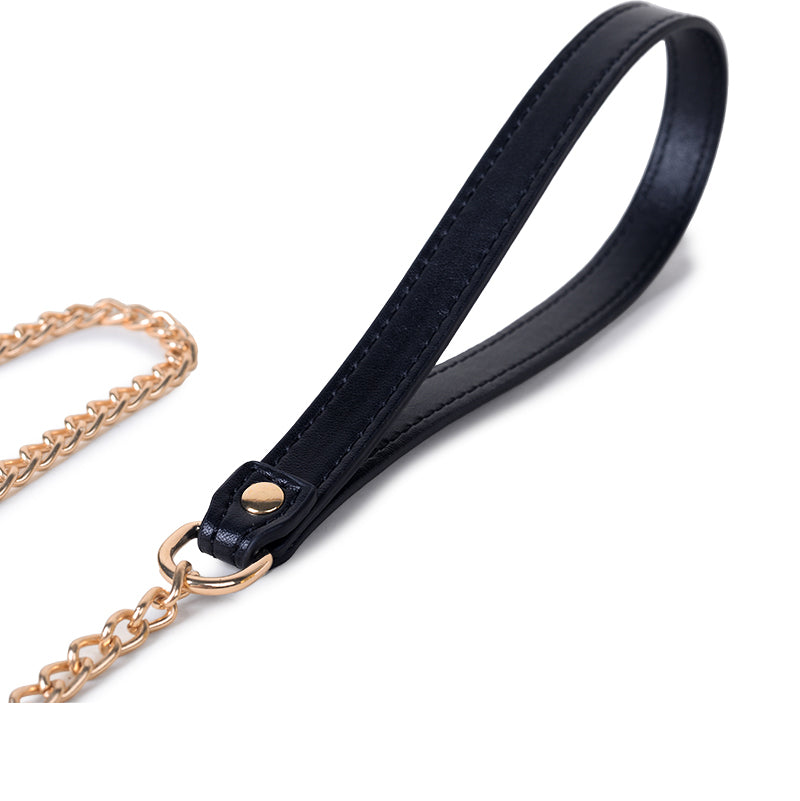 WILDCHOK [Bell] Unisex Adjustable PU Leather Choker Necklace Bell Pendant