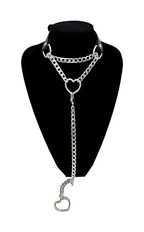 WILDCHOK - Swivel Clasp Leather Choker Collar
