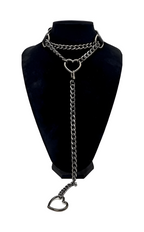 WILDCHOK - Swivel Clasp Leather Choker Collar