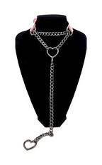 WILDCHOK - Swivel Clasp Leather Choker Collar