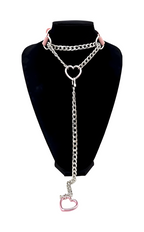 WILDCHOK - Swivel Clasp Leather Choker Collar