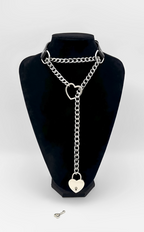 WILDCHOK - Lock & Key Leather Choker Collar