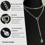WILDCHOK - Crystal Charm Loop Slip Choker
