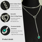 WILDCHOK - Crystal Charm Loop Slip Choker