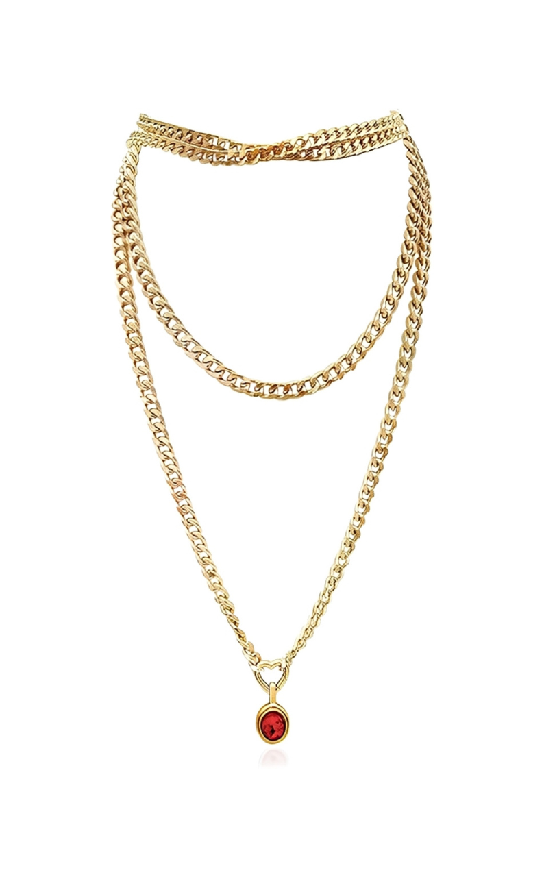 WILDCHOK - Crystal Charm Loop Choker