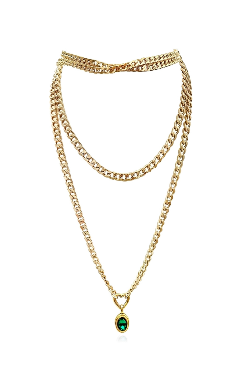 WILDCHOK - Crystal Charm Loop Choker