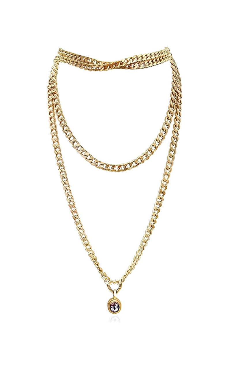 WILDCHOK - Crystal Charm Loop Choker