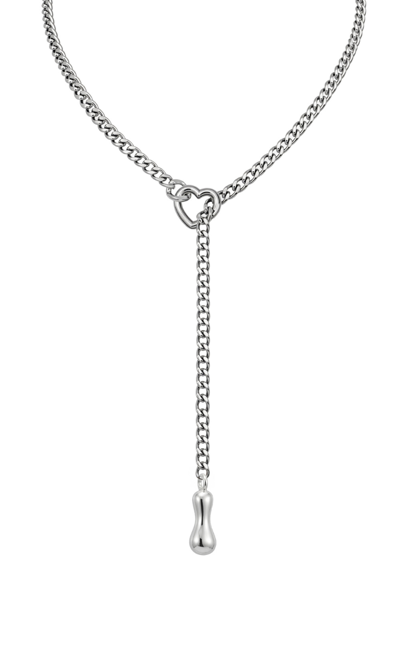 WILDCHOK - Initial Charm Slip Chain Choker