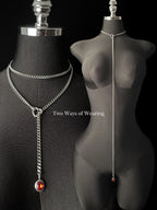 WILDCHOK - Crystal Charm Loop Slip Choker