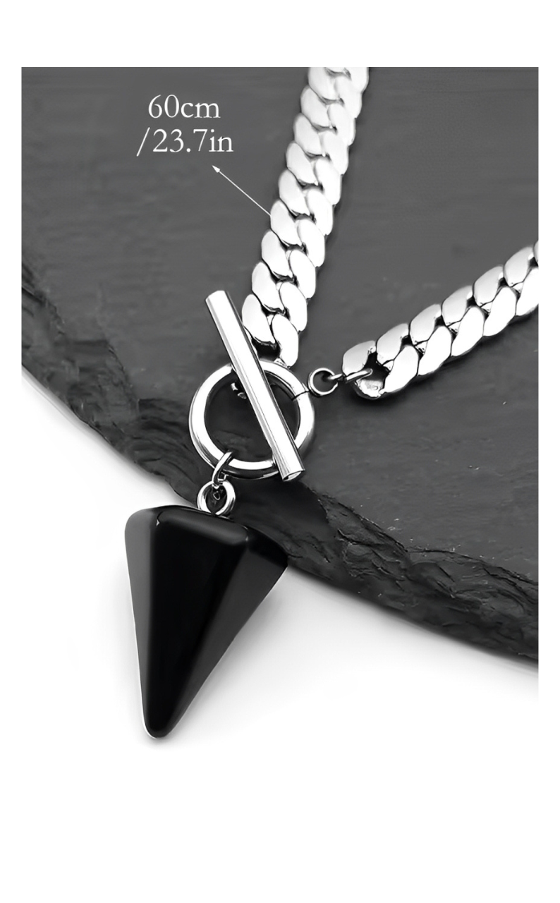 WILDCHOK -  Cone Pendant Choker