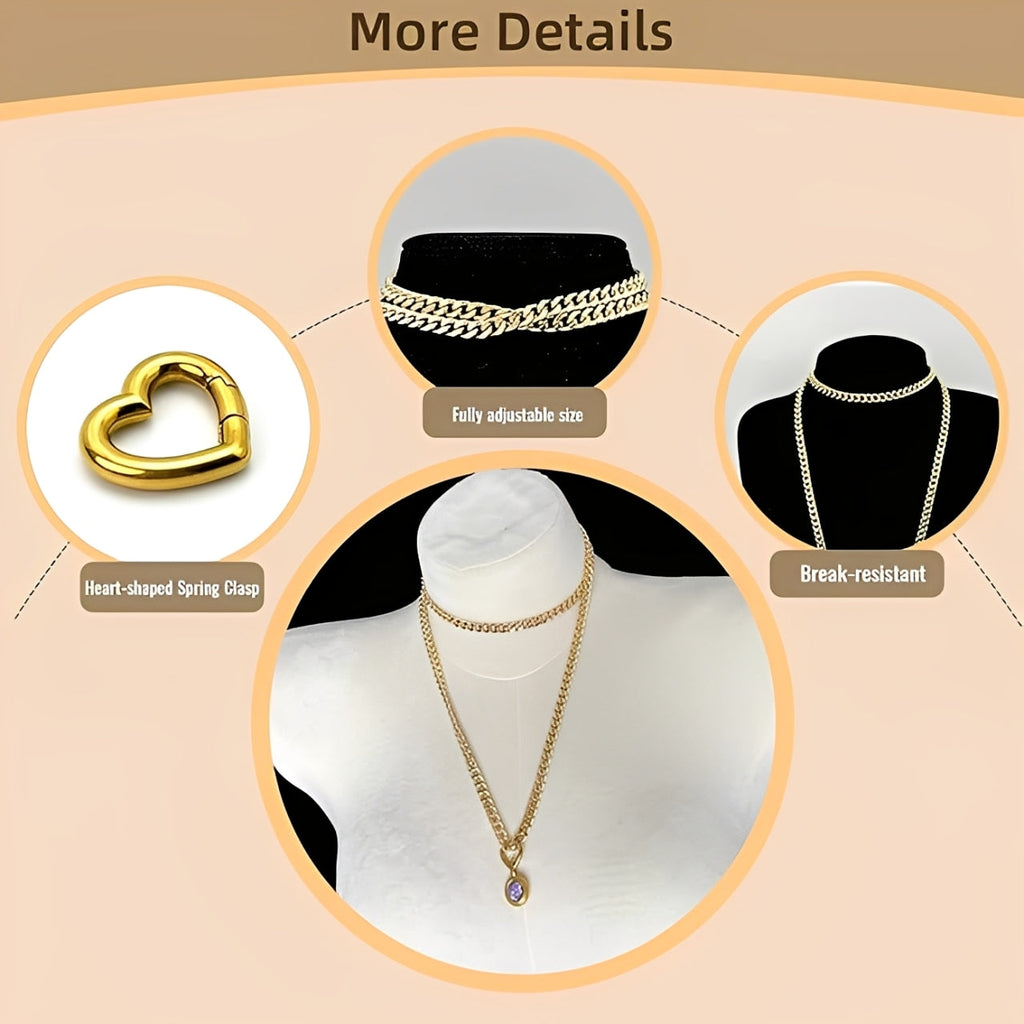 WILDCHOK - Crystal Charm Loop Choker