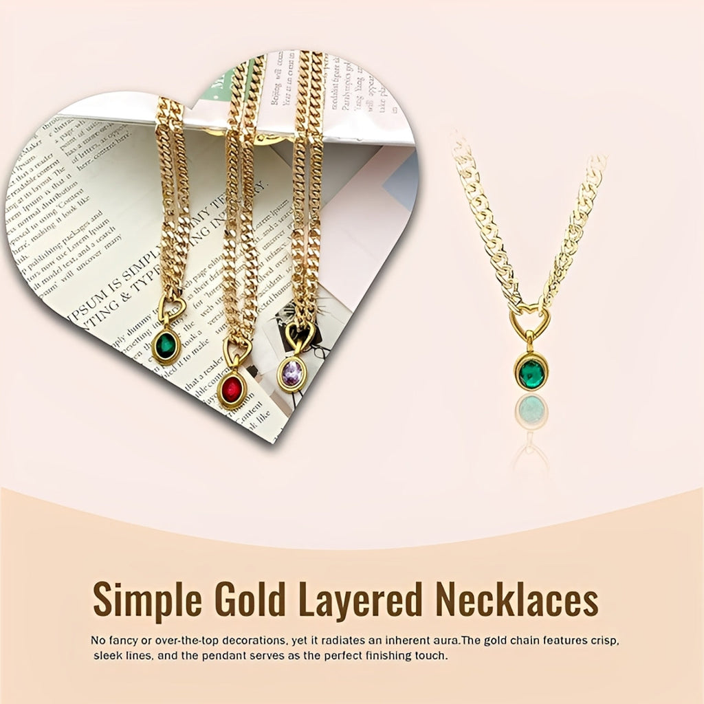 WILDCHOK - Crystal Charm Loop Choker