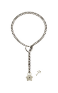 WILDCHOK -  Heart-Star Lock & Key Slip Chain