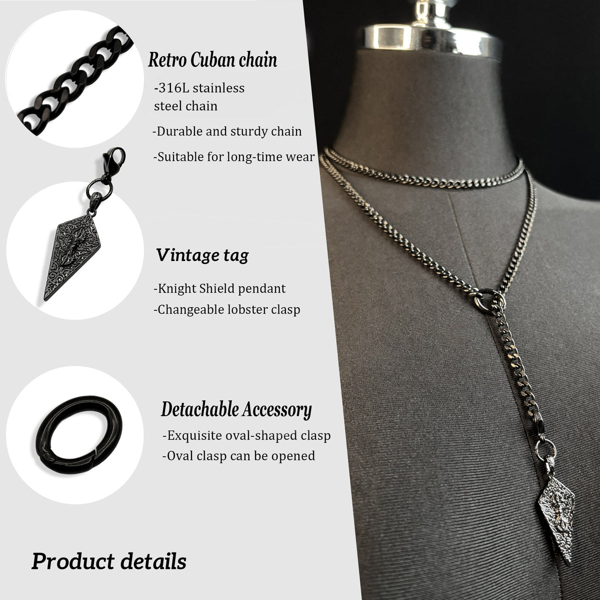 WILDCHOK - Knight’s Shield Loop Choker