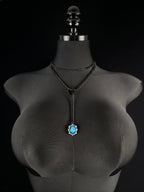 WILDCHOK - Gemstone Charm Loop Choker