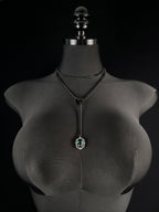 WILDCHOK - Gemstone Charm Loop Choker