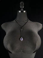 WILDCHOK - Gemstone Charm Loop Choker
