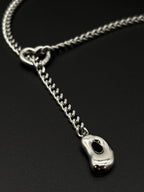 WILDCHOK - Initial Charm Slip Chain Choker