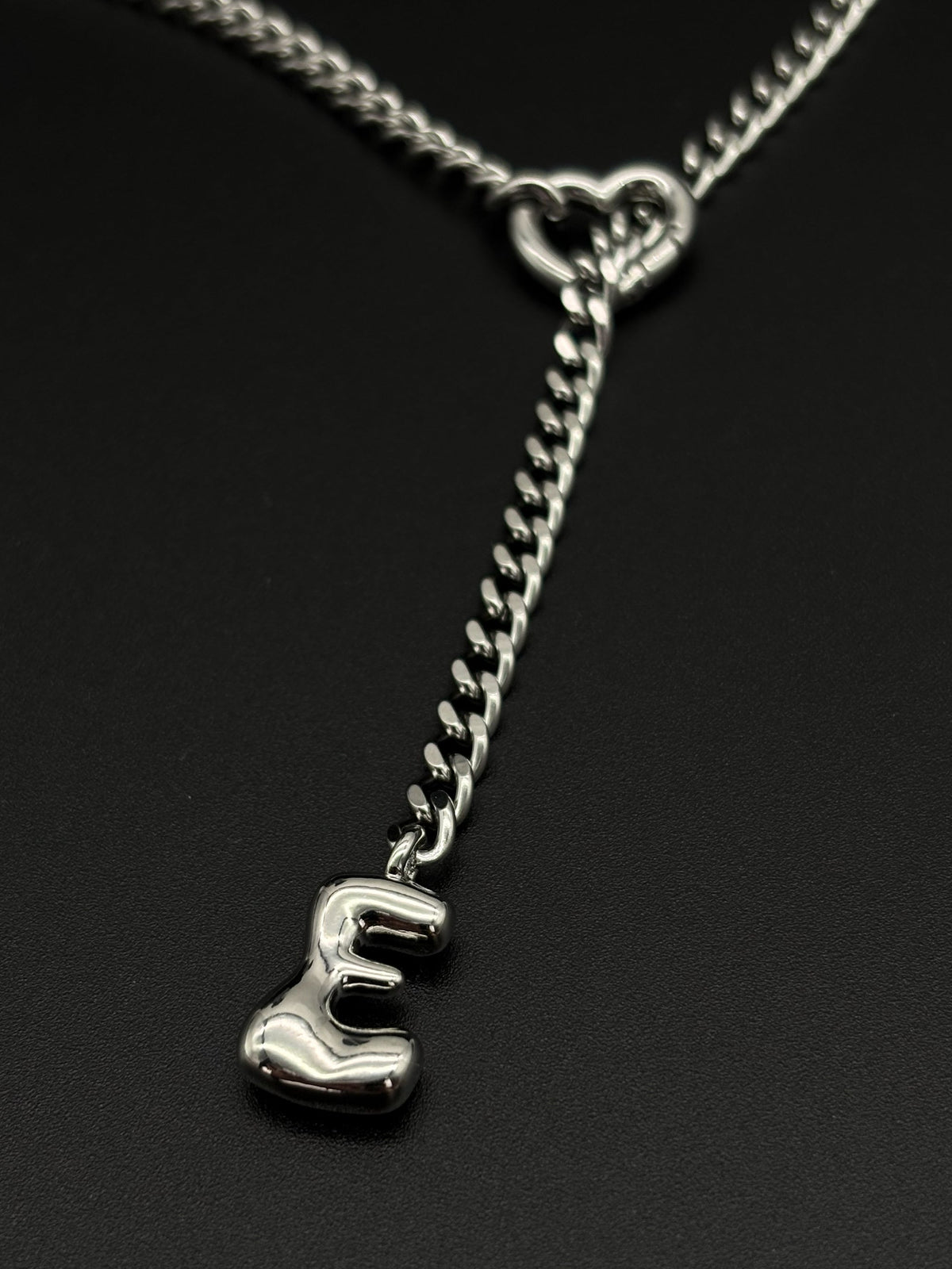 WILDCHOK - Initial Charm Slip Chain Choker