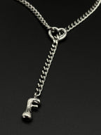 WILDCHOK - Initial Charm Slip Chain Choker