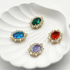 WILDCHOK - Gemstone Charm Loop Choker