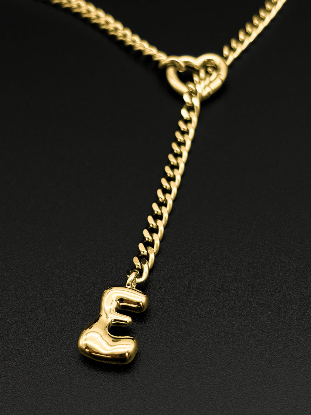 WILDCHOK - Initial Charm Slip Chain Choker