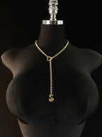 WILDCHOK - Initial Charm Slip Chain Choker