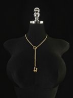 WILDCHOK - Initial Charm Slip Chain Choker