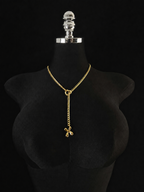 WILDCHOK - Initial Charm Slip Chain Choker