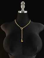 WILDCHOK - Initial Charm Slip Chain Choker