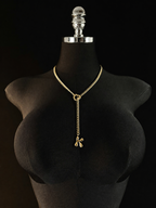 WILDCHOK - Initial Charm Slip Chain Choker