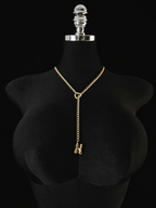 WILDCHOK - Initial Charm Slip Chain Choker