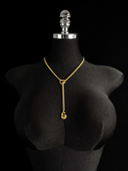WILDCHOK - Initial Charm Slip Chain Choker