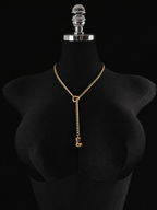 WILDCHOK - Initial Charm Slip Chain Choker