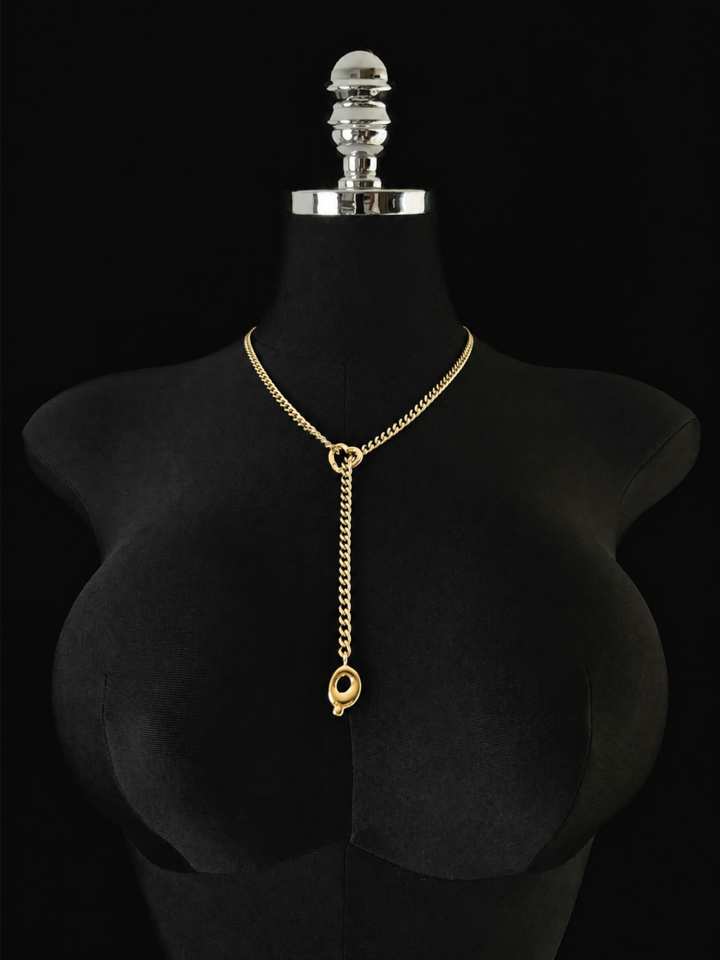 WILDCHOK - Initial Charm Slip Chain Choker