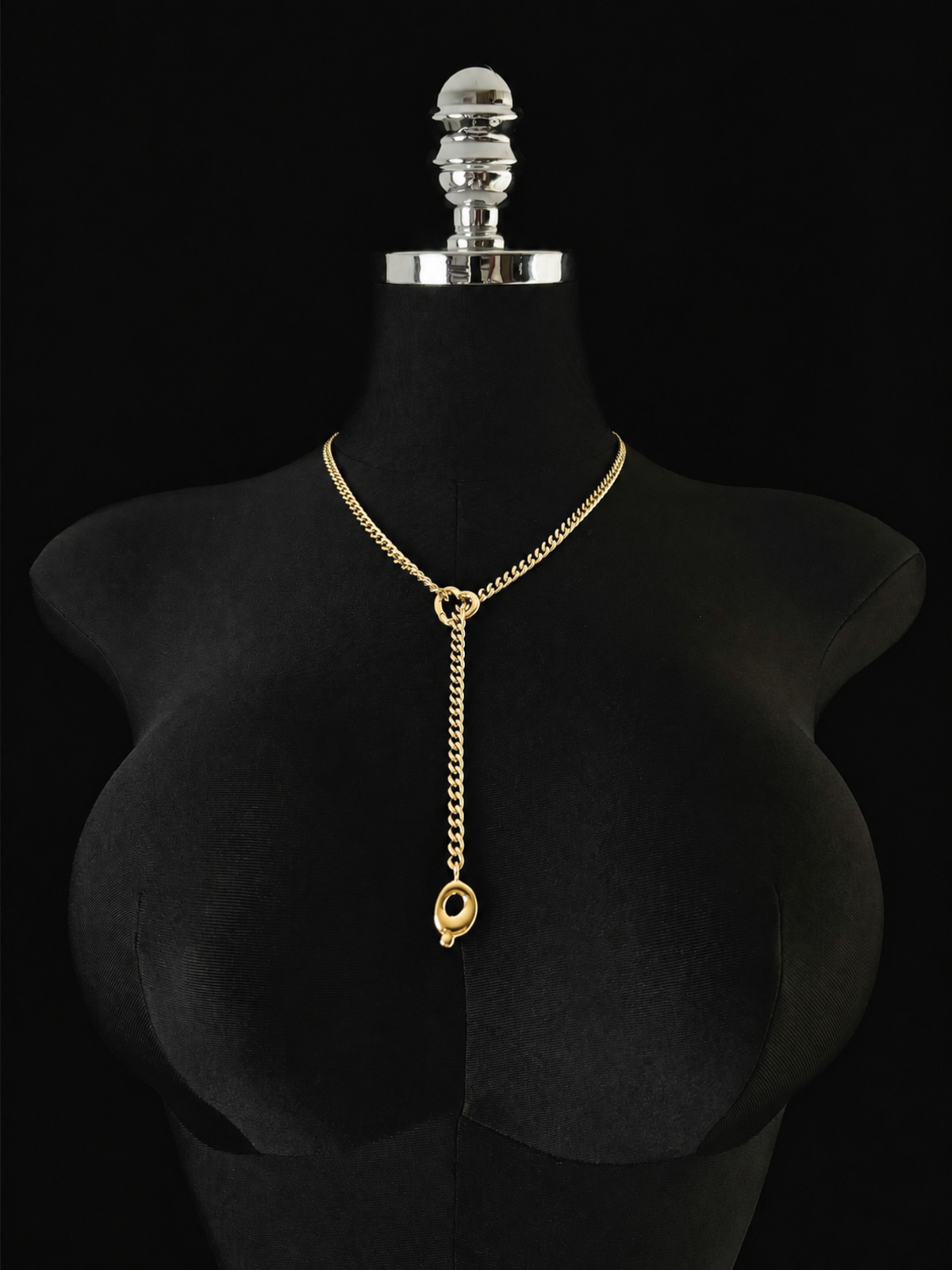 WILDCHOK - Initial Charm Slip Chain Choker