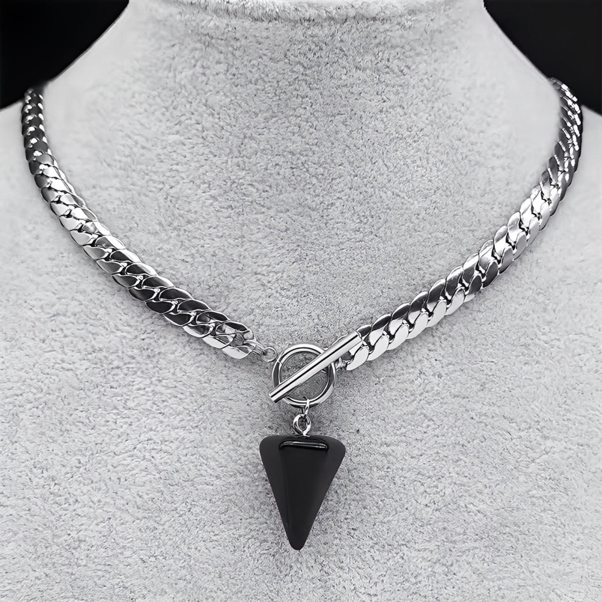 WILDCHOK -  Cone Pendant Choker