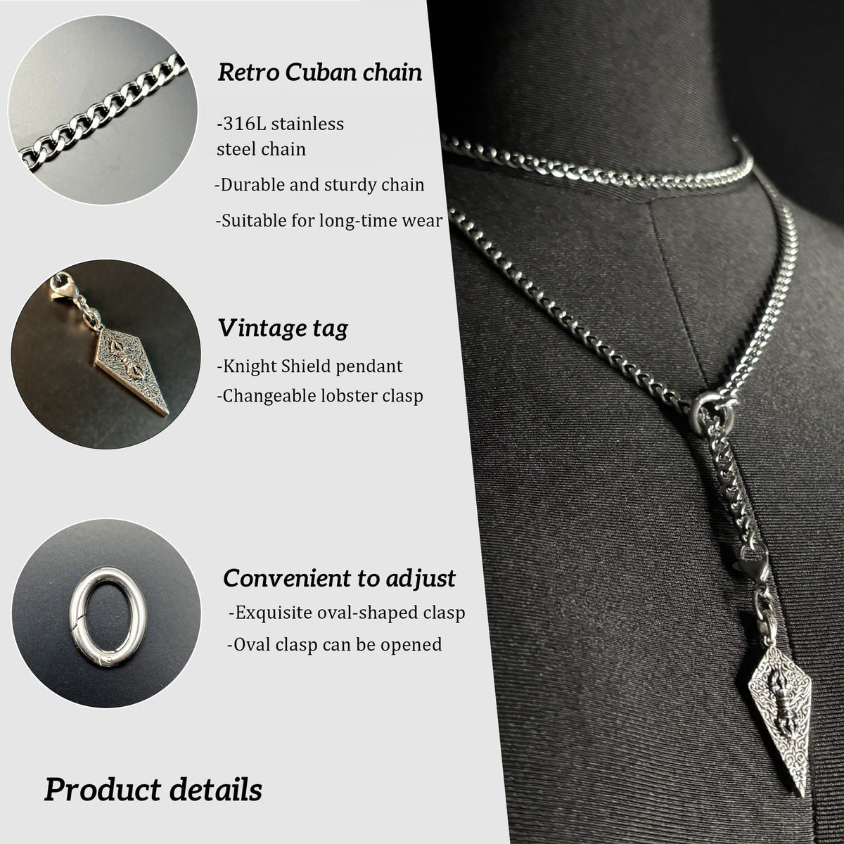 WILDCHOK - Knight’s Shield Loop Choker