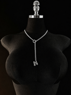 WILDCHOK - Initial Charm Slip Chain Choker