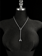 WILDCHOK - Initial Charm Slip Chain Choker