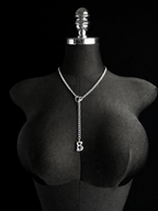 WILDCHOK - Initial Charm Slip Chain Choker