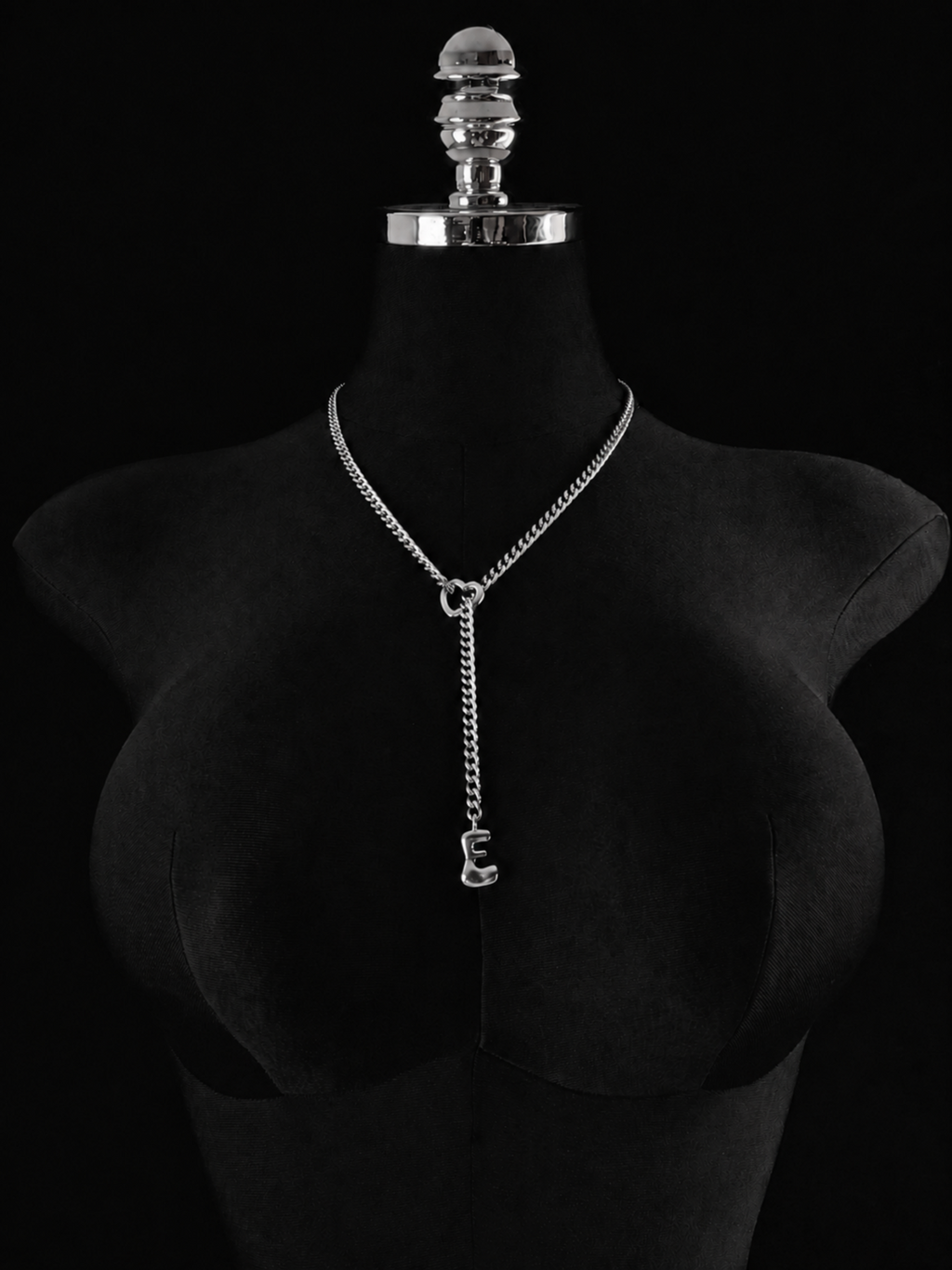 WILDCHOK - Initial Charm Slip Chain Choker