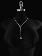 WILDCHOK - Initial Charm Slip Chain Choker