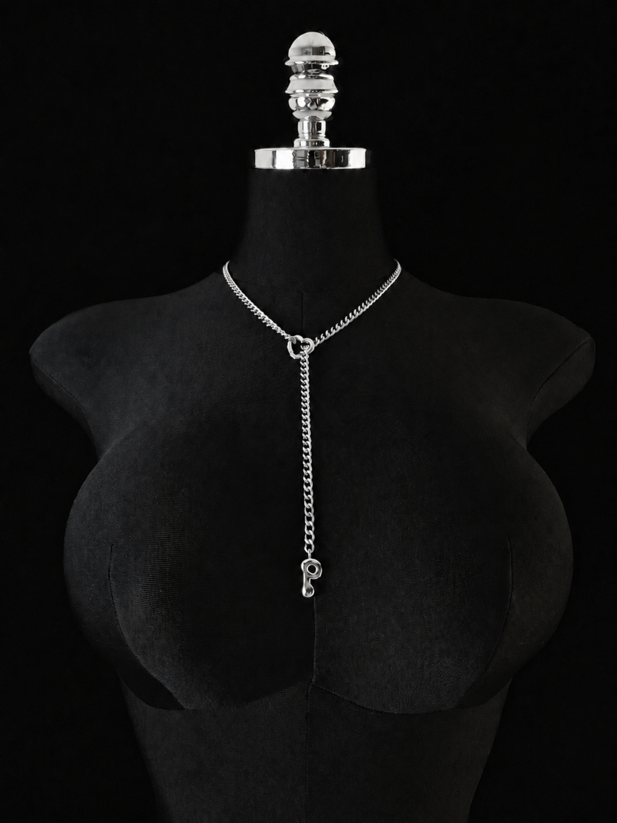 WILDCHOK - Initial Charm Slip Chain Choker