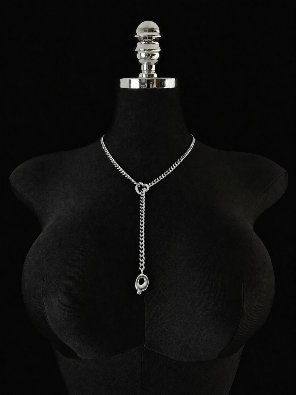 WILDCHOK - Initial Charm Slip Chain Choker