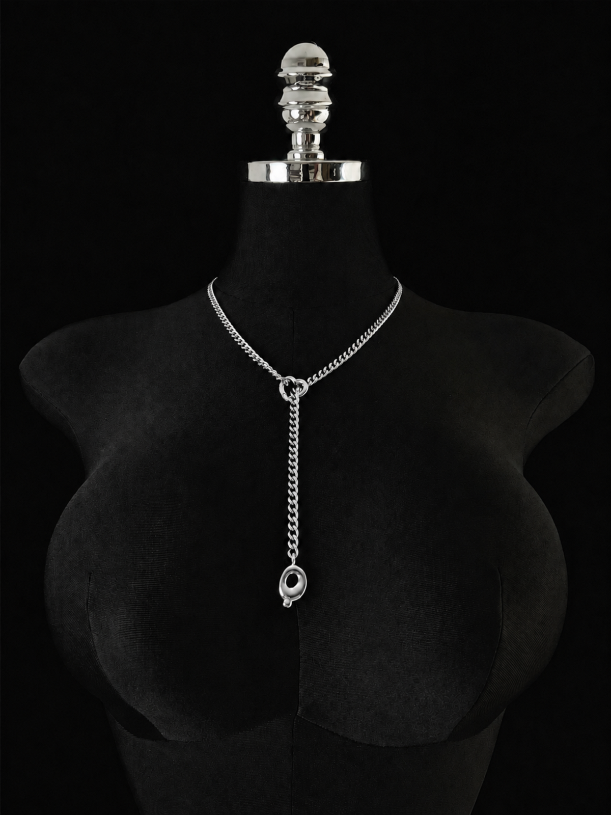 WILDCHOK - Initial Charm Slip Chain Choker