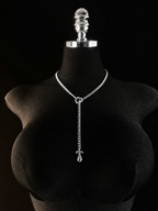 WILDCHOK - Initial Charm Slip Chain Choker